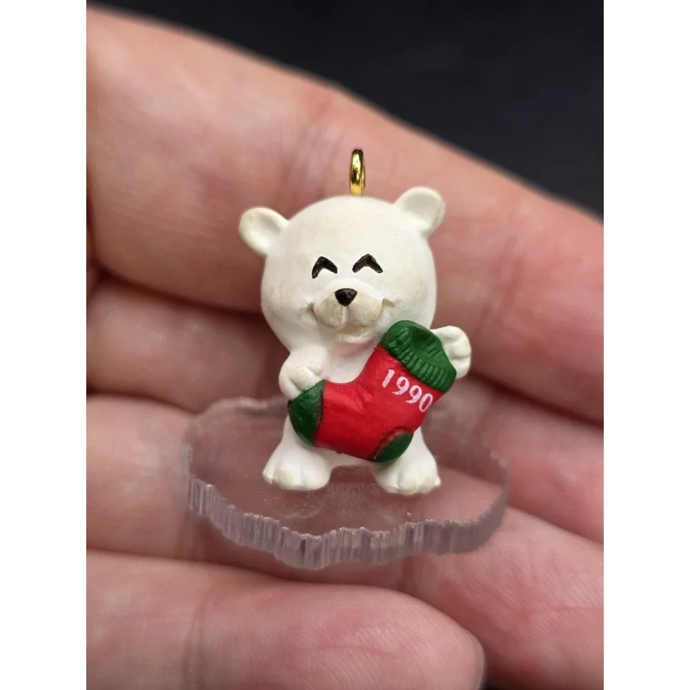 90 Little Bear 04 Santa Balloon Tree & 96 Santa Little Big Top Hallmark Ornament